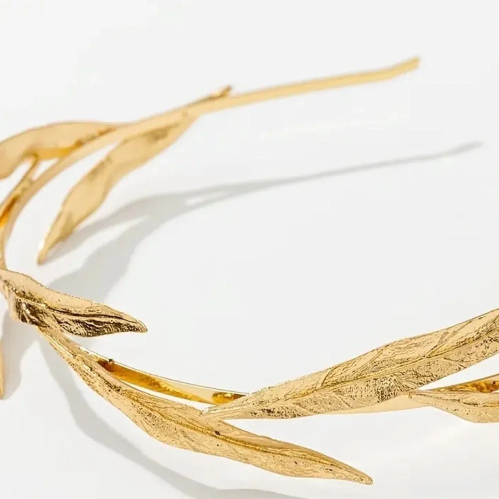 New Gold Leaf Headband Bridal ✨✨✨💕💕 Elegant